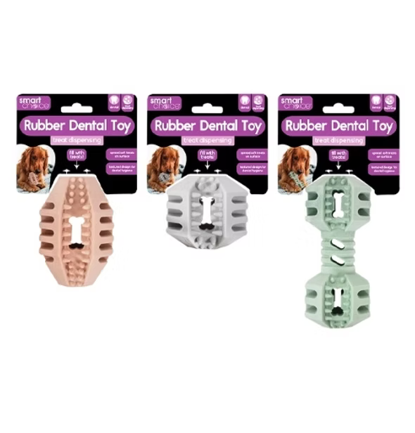 Rubber Dog Treat Dispenser (2pk)