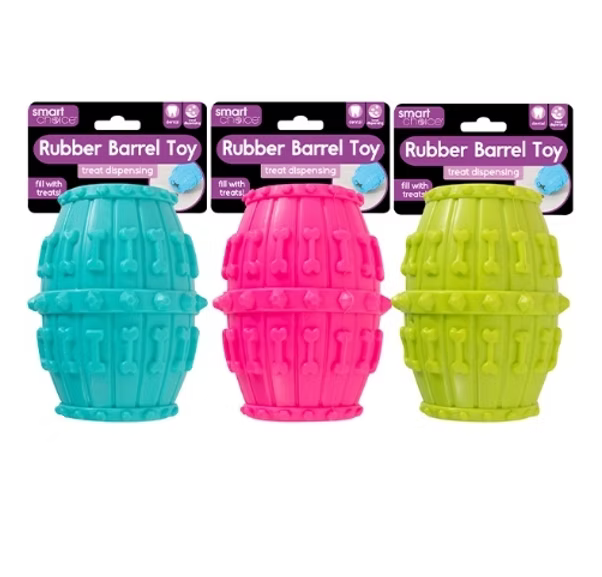 Barrel Dog Treat Dispensing Toy
