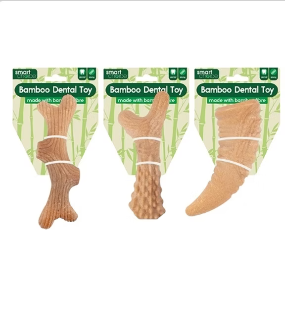 Natural Bamboo Dental Dog Toy